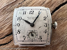 Load image into Gallery viewer, Waltham 'Premier' Creamy Dial, Small Square Case, Manual, 24x23