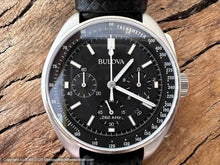 Load image into Gallery viewer, Bulova 'Apollo 15 Commemorative' Black Dial Chronograph with Date, Quartz, 46mm