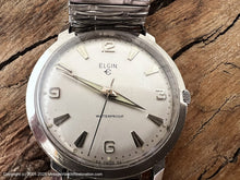 Load image into Gallery viewer, Elgin Stellar Oyster-White Dial with Recessed Crown, Manual, 34mm