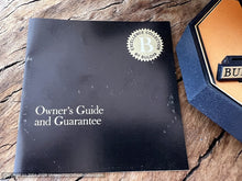 Load image into Gallery viewer, Bulova Lightly Straited Dial, Black/Gold Hands with Original Box, NOS, Manual, 34x40mm