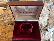 Load image into Gallery viewer, Wittnauer Sixties Silver Floral Pattern Dial with Original Box, Manual, 32.5mm