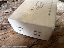 Load image into Gallery viewer, Bulova Copper Dial Art Deco Rose Gold Case with Original Deco Box, Manual, 21.5x37mm