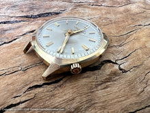Load image into Gallery viewer, Accutron Silver Dial Gold Case with Cuff Strap, Electric, 34mm
