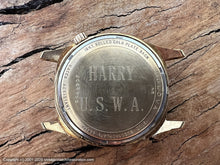 Load image into Gallery viewer, Accutron Silver Dial Gold Case with Cuff Strap, Electric, 34mm