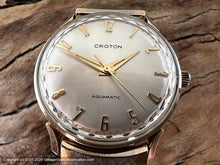 Load image into Gallery viewer, Croton 'Aquamatic' Mint NOS with Kreisler Bracelet and Original Cases, Automatic, 32.5mm
