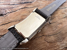 Load image into Gallery viewer, Gruen Curvex Precision Black Dial Long Quad Cal 440 Movement, Manual, 22.5x41.5mm