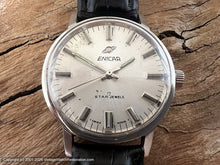 Load image into Gallery viewer, Enicar Silver Dial 17 Star Jewels, Manual, Large 35.5mm