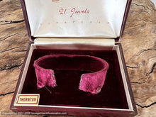 Load image into Gallery viewer, Lord Elgin 'Thornton' Flared Hourglass Case with Original Presentation Case, Manual, 22x36mm