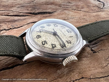 Load image into Gallery viewer, Longines Military Style with Lumed Numbers and Cool Dial Patina, Manual, 33.5mm