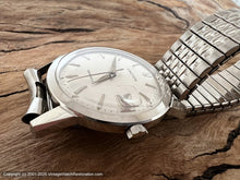Load image into Gallery viewer, Croton NOS Aquadatic Pure White Dial with Date, Automatic, 33mm