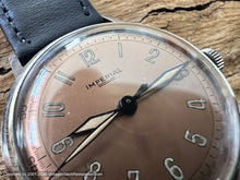 Load image into Gallery viewer, Imperial NOS Minty Pie Pan Copper Dial with Lovely Lumed Hands, Manual, 30mm