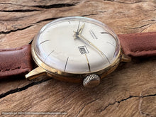 Load image into Gallery viewer, Junghans White Pie Pan Calatrava Dial with Inset Date, Manual, Large 34mm