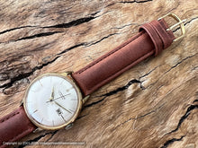 Load image into Gallery viewer, Junghans White Pie Pan Calatrava Dial with Inset Date, Manual, Large 34mm