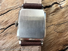 Load image into Gallery viewer, Gruen Black Dial White Gold Filled Rectangular Case with Super Decorative Design, Manual, 24.5x35mm