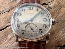 Load image into Gallery viewer, Illinois with Original Parchment Dial and Bold Black Numbers, Manual, 31.5mm