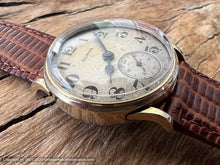 Load image into Gallery viewer, Illinois with Original Parchment Dial and Bold Black Numbers, Manual, 31.5mm