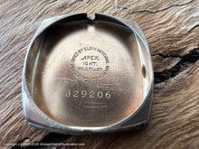 Load image into Gallery viewer, Elgin 1943 Drivers Style Rose-Gold Square Tonneau, Manual, 25.5x37.5mm