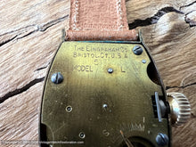 Load image into Gallery viewer, Ingraham NOS 1930s Creamy-Yellow Dial, Original Pigskin Strap and Box , Manual, 24.5x36.5mm