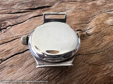 Load image into Gallery viewer, Elgin USA 'Pershing' Black Porcelain Dial & Sterling Silver Case, Manual, 31mm