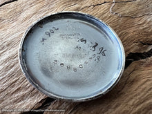 Load image into Gallery viewer, Elgin USA 'Pershing' Black Porcelain Dial & Sterling Silver Case, Manual, 31mm