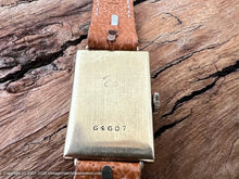 Load image into Gallery viewer, Madewell Exploding Dial 14K Gold Rectangular Case, Manual, 21x33mm