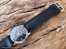 Load image into Gallery viewer, Exacto Military Style Black Dial with Copper Numbers, Manual, 34mm