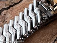 Load image into Gallery viewer, Bulova Parchment Patina with Decorative Built Out Sides , Manual, 28x38mm