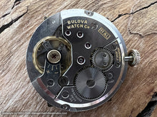 Load image into Gallery viewer, Bulova Parchment Patina with Decorative Built Out Sides , Manual, 28x38mm