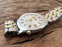 Load image into Gallery viewer, Accutron 1967 Gold-Black Roman Numerals and Gold & Black Bracelet, Date, Electric, 34mm