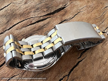 Load image into Gallery viewer, Accutron 1967 Gold-Black Roman Numerals and Gold & Black Bracelet, Date, Electric, 34mm