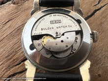 Load image into Gallery viewer, Bulova 1950 Duo Wind Deco Lugs Soft Patina, Automatic, 30.5mm