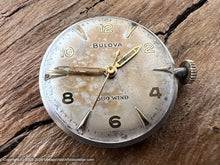 Load image into Gallery viewer, Bulova 1950 Duo Wind Deco Lugs Soft Patina, Automatic, 30.5mm