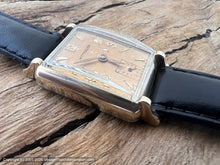 Load image into Gallery viewer, Wittnauer Golden Patina Dial in Rounded Rectangular Case, Manual, 24x37mm