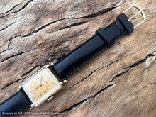 Load image into Gallery viewer, Wittnauer Golden Patina Dial in Rounded Rectangular Case, Manual, 24x37mm