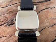 Load image into Gallery viewer, Lord Elgin Silver Dial with Black Crosshair in Very Bold Lugs, Manual, 26x37mm