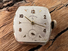 Load image into Gallery viewer, Lord Elgin Silver Dial with Black Crosshair in Very Bold Lugs, Manual, 26x37mm