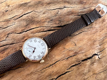 Load image into Gallery viewer, Elgin with Perfect Porcelain White Dial with Bold Black/White Numbers in Hunter Case, Manual, 32.5mm