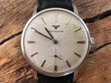 Load image into Gallery viewer, Wittanuer Silver Floral Leaf Pattern Dial, Manual, 33mm
