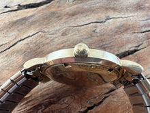 Load image into Gallery viewer, Omega Classic Style with Perfect Pearl White Dial and Golden Baton Markers, Automatic, 33.5mm