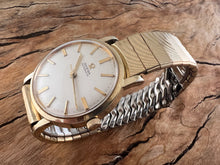 Load image into Gallery viewer, Omega Classic Style with Perfect Pearl White Dial and Golden Baton Markers, Automatic, 33.5mm