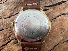 Load image into Gallery viewer, Hislon (Cortebert) 'Tiger Eye' Design Dial with Impressive Oval Case, Manual, 41x40mm