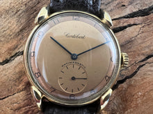 Load image into Gallery viewer, Cortebert Two-Tone Copper and Bronze in Tear Drop Lug Case, Manual, 34mm
