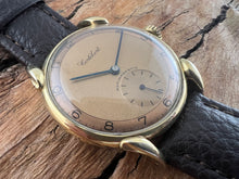 Load image into Gallery viewer, Cortebert Two-Tone Copper and Bronze in Tear Drop Lug Case, Manual, 34mm