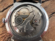 Load image into Gallery viewer, Helbros Stunning Blue Dial with Raised Reflective Crystal Hour Markers, Manual, 34mm