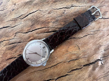 Load image into Gallery viewer, Zenith Perfect Pearl Pie Pan Dial with Raised Bar Markers, Manual, 34mm
