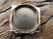 Load image into Gallery viewer, Bulova Oval Dial with Beautiful Textured Rectangular Case and Matching Bracelet, Manual, 28x26.5mm