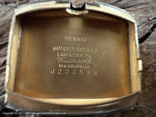 Load image into Gallery viewer, Hamilton 'Dennis' Ivory Dial c.1938, Manual, 24x37.5mm