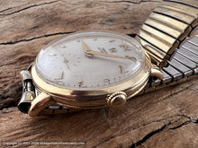 Load image into Gallery viewer, Omega Bumper Cal 342 in 14K Gold Case, Automatic, 32.5mm