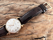 Load image into Gallery viewer, Eska Two-Tone Dial Beauty in an all 18K Gold Case with Bold Deco Lugs, Manual, 34mm