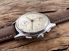 Load image into Gallery viewer, Helbros Original Cream Dial Top/Bottom Register Chronograph, Manual, 36mm